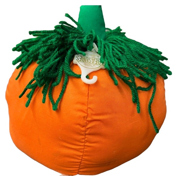 Vintage 1996 Joelson Happy Jack‎ The laughing Pumpkin Jack-O'-Lantern Plush Doll - Picture 3 of 6